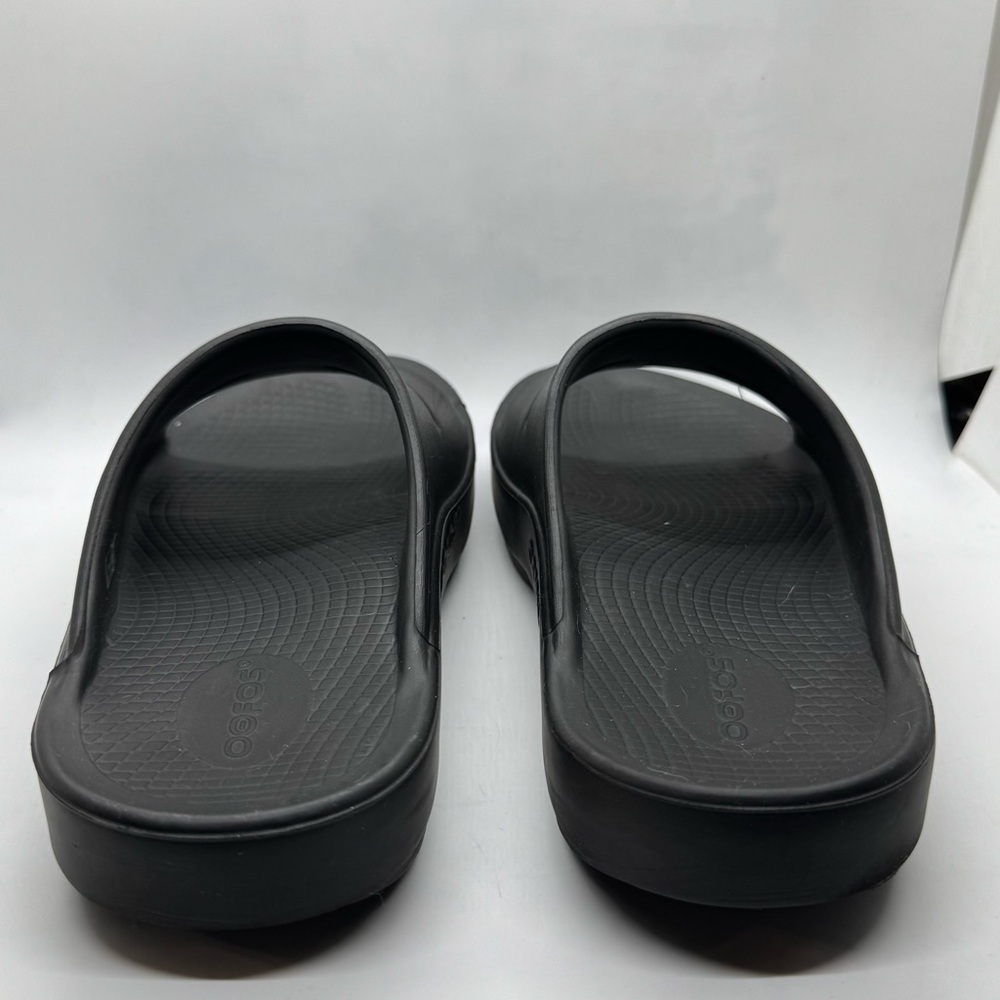 OOFOs OOahh Black Unisex Slide Sandals Size M9/W11 - Picture 6 of 9